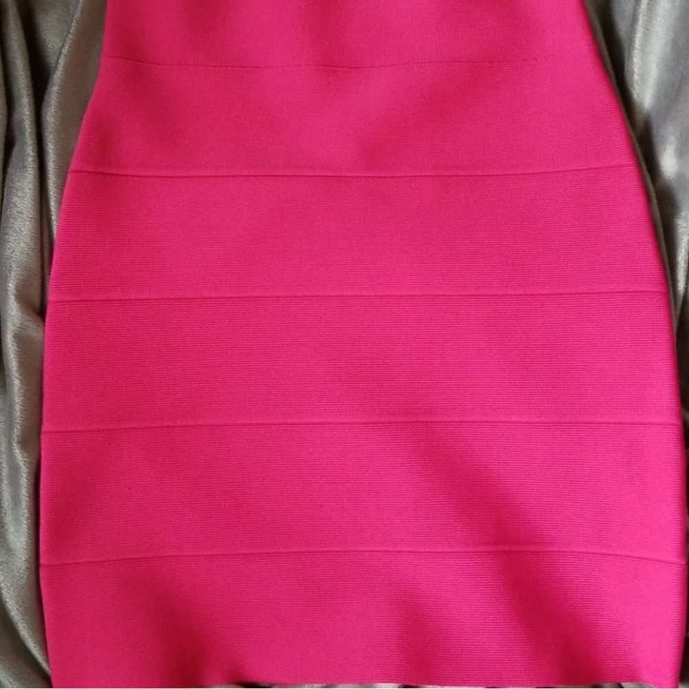 BCBG Dark Pink Bandage Skirt